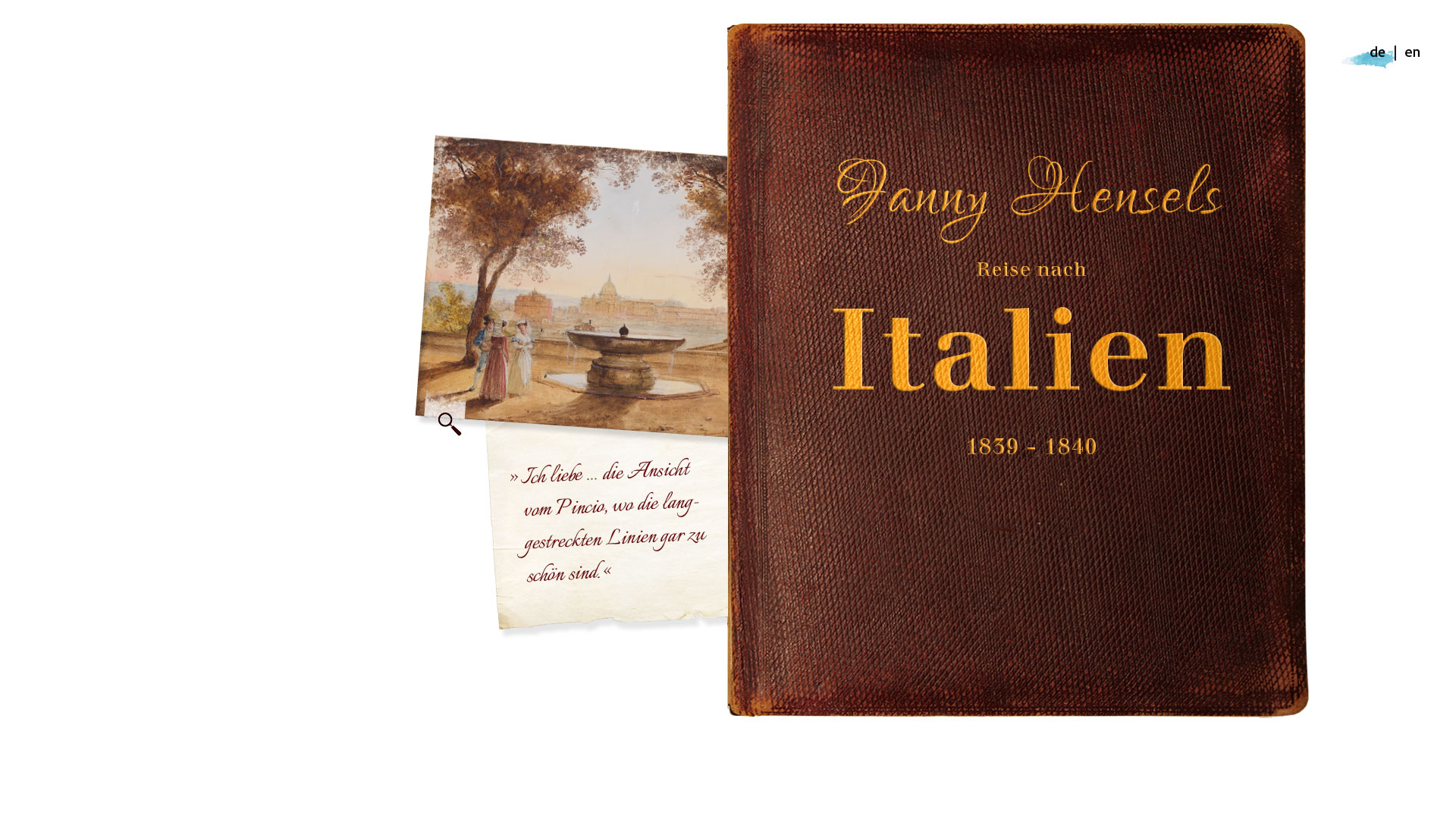 Fanny Hensels Reise nach Italien — © N. Völzow