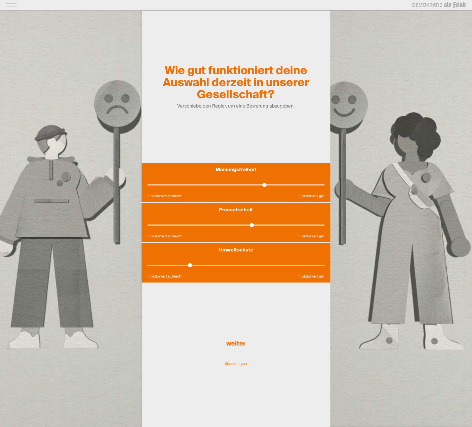 Demokratie als Feind — © N. Völzow