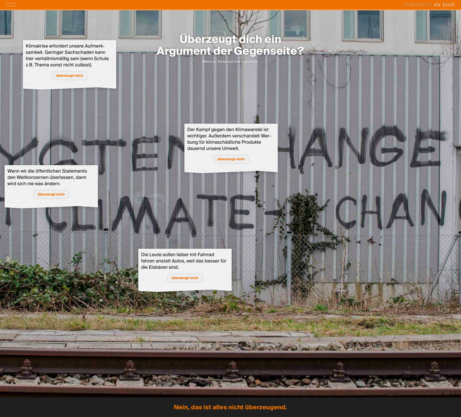 Demokratie als Feind — © N. Völzow