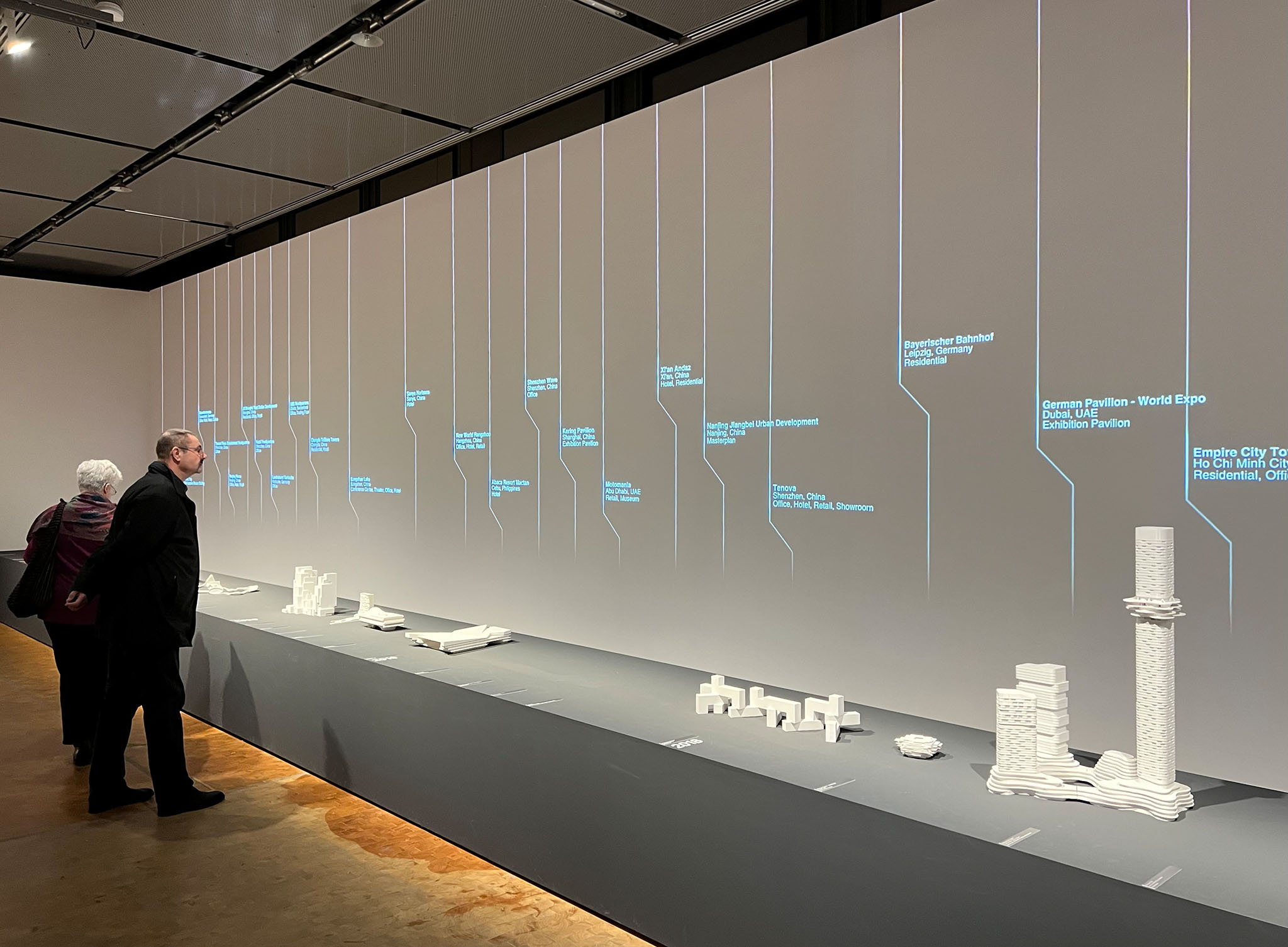 Timeline "Ole Scheeren: Spaces of Life" — © N. Völzow