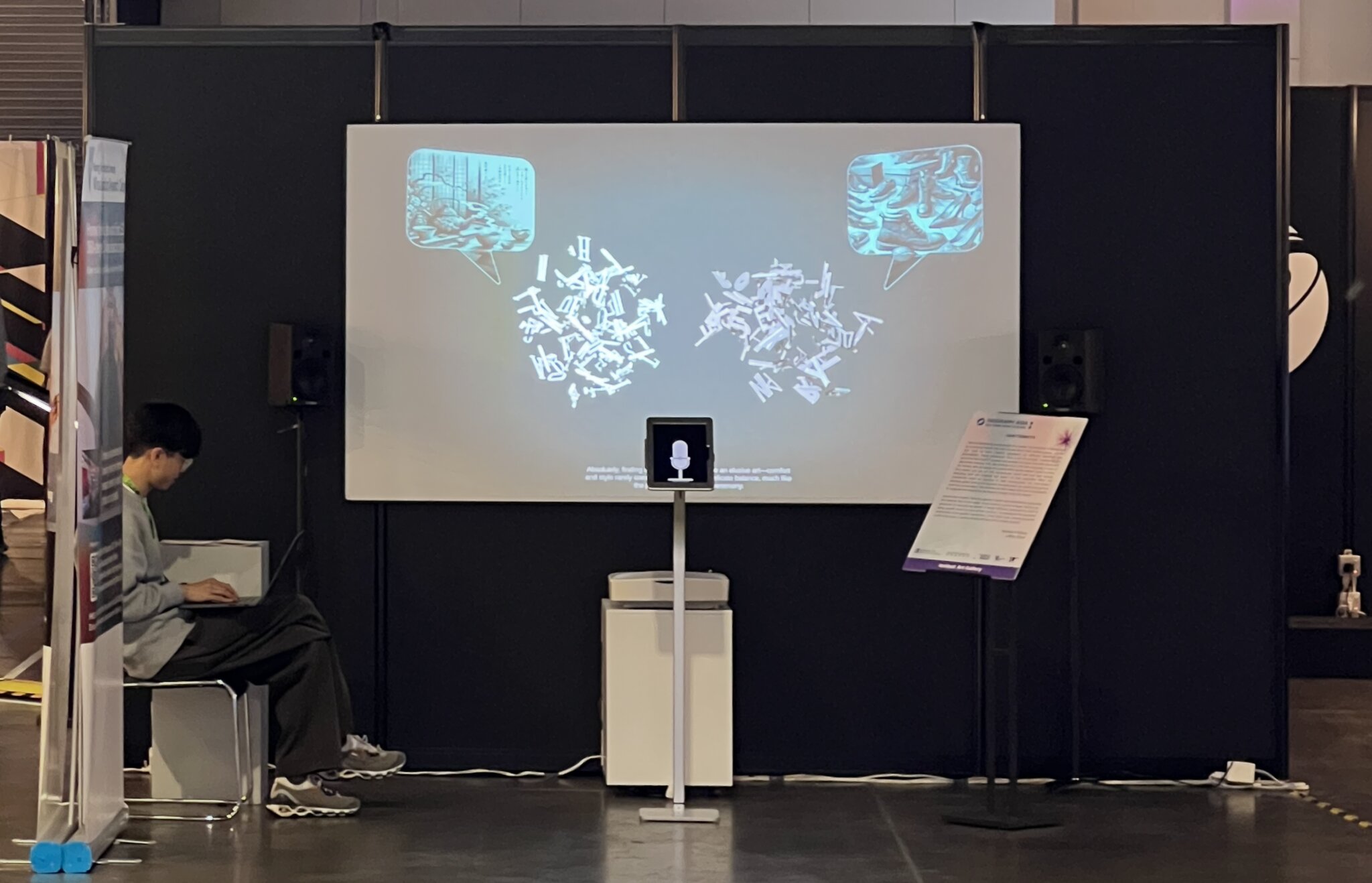 Installation auf Siggraph Asia 2025 — © N. Völzow